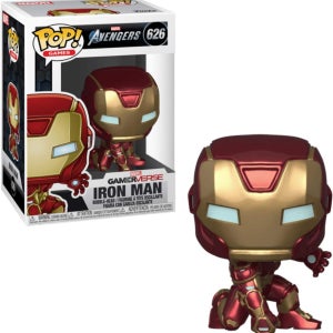 Funko Pop 마블 어벤져스 게임즈 626 아이언맨 스타크 테크 슈트 피규어 장난감 굿즈
