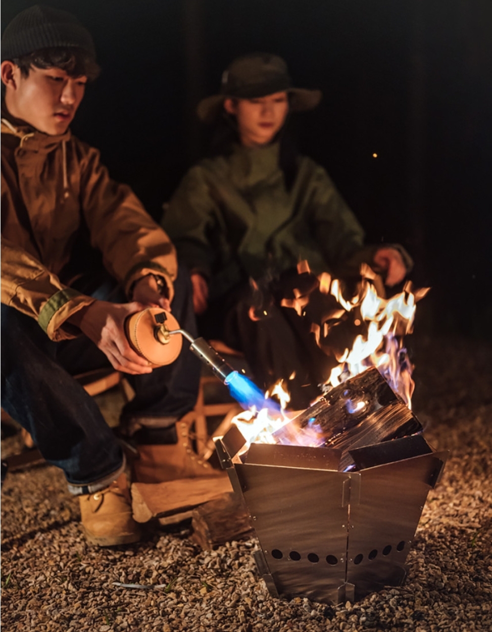 네이처하이크 화로대 화목난로 육각화로대 바베큐 불명 이중연소 화로대 캠핑