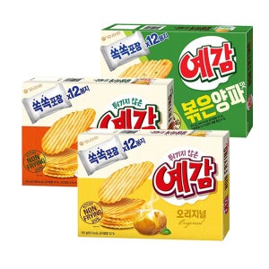 오리온 예감 오리지널 192g+볶은양파 204g+치즈그라탕 204g (총 3개)