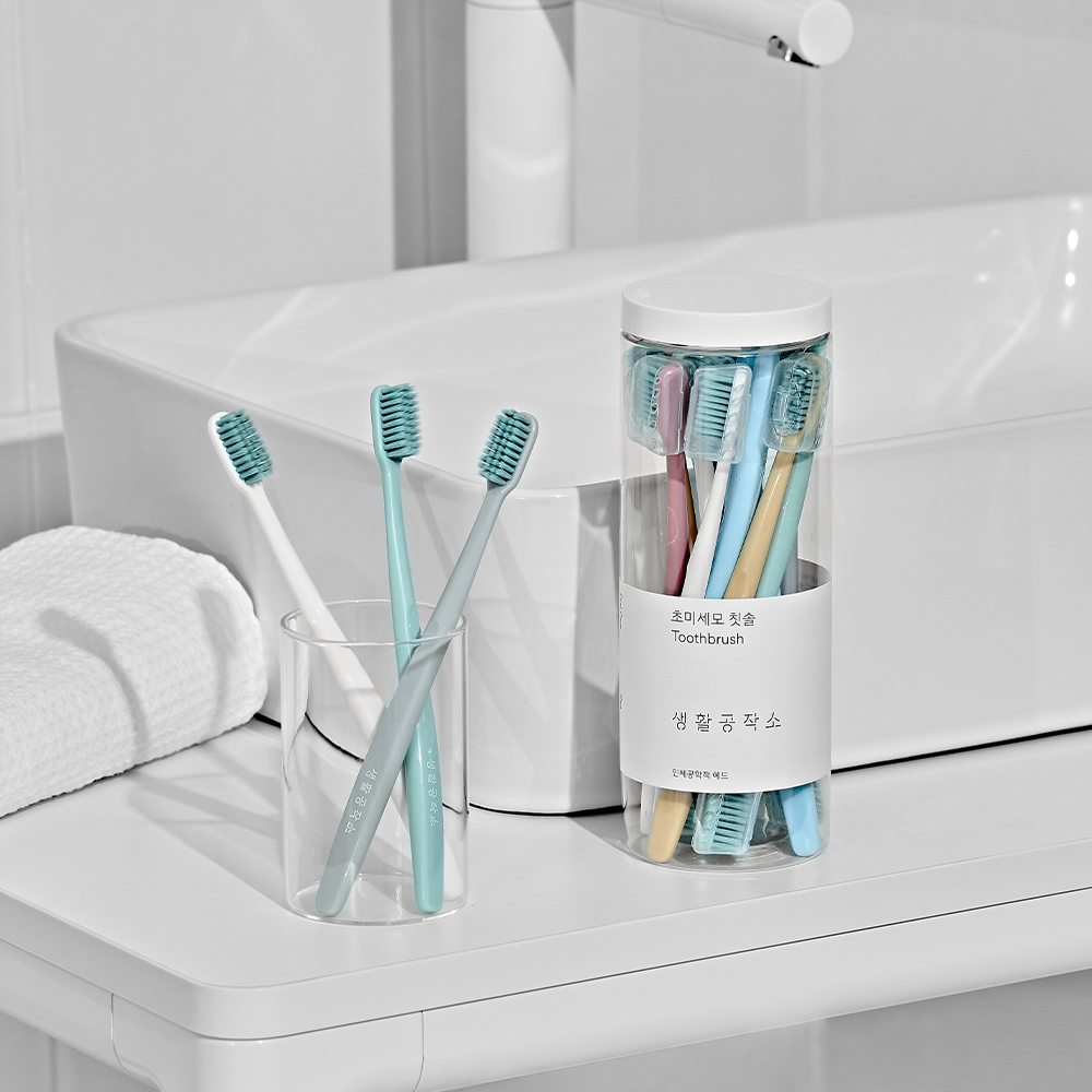 미세모칫솔 작은헤드 부드러운칫솔 치과칫솔 교정용 12개