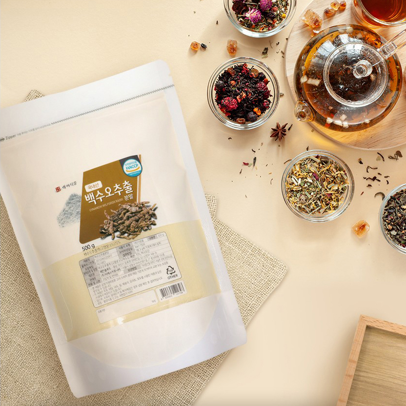 국내산 백수오 <b>추출분말</b> 식약처 제품 500g 4+1개