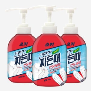 무궁화 소키 간편한 찌든때 전용 세탁세제 리퀴드 500ml X 3개