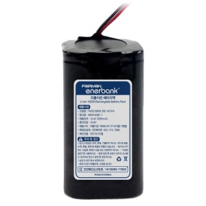 리튬이온 14.4V 3350mAh 페어맨 에너뱅크 18650 배터리팩 KC 안전 인증 제품 배터리 (35E 4S1PA)