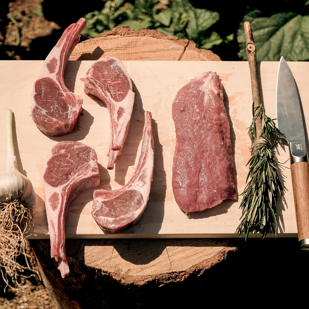 양껏머글램 캠핑 양갈비 세트 양고기 프렌치렉 숄더랙 갈비살 (소스제공)