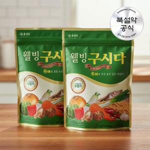 황태로 만든 만능 분말육수 웰빙 구시다 500g, 2개