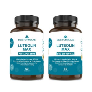 엠씨에스 포뮬러스 루테올린 맥스 프로 리포조말 60캡슐 2병 MCS Formulas Luteolin Pro Liposomal