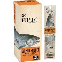 EPIC Smoked Salmon Maple Strips 에픽 훈제 연어 스모크드 살몬 스트립 23g 20개입 1팩