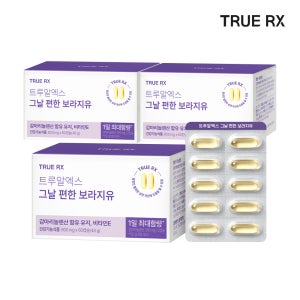 트루알엑스 그날 편한 보라지유 감마리놀렌산 클리오 60캡슐, 3개