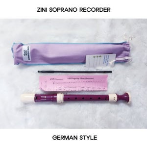 국산 지니 바로크식 소프라노 리코더 플라스틱 ZINI RECORDER S01B
