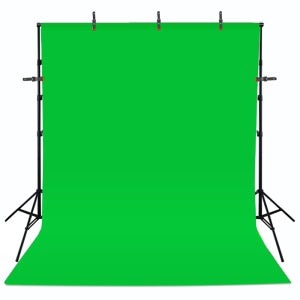 비상 대형 스탠드 크로마키 스크린 3X4m 배경천 촬영배경지