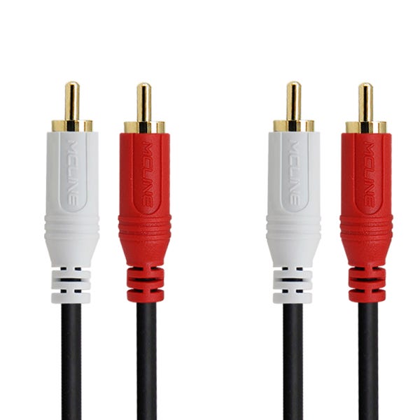 국산 고급형 2RCA to 2RCA 케이블 음향 스피커 오디오잭 앰프 턴테이블 연결선