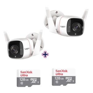 티피링크 Tapo C320WS + SD카드 세트 (2팩) 가정용 CCTV 방범용 보안 홈cctv IP카메라 홈캠