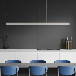 LED 식탁등 라인 펜던트 슬림 일자 펜던트조명 120cm 40W 국산 클라인