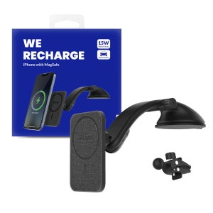 탱글우드 맥세이프 차량용 충전 거치대 무선 송풍구+대쉬보드형