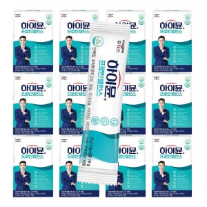 하이뮨 장민호 홈쇼핑 프로틴 스틱 10포 12박스 2개월분 하이문 산양유 단백질 가루 분말