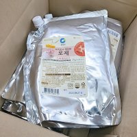 업소용/대용량 청정원 토마토와 생크림 로제 스파게티소스 1박스(2kg x 5개)스파우트팩