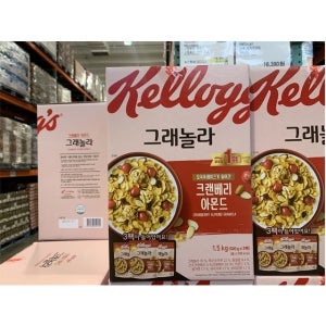 켈로그 크랜베리 아몬드 그래놀라 500g x 3