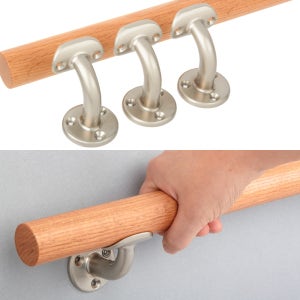 노인 장애인 안전손잡이 원목핸드레일세트 오크35 GR 1200mm