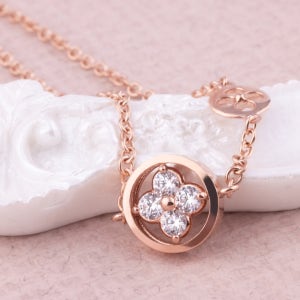 14K 허니 행운아이템 클로버 럭셔리 아내 며느리 출산 선물 팔찌