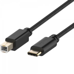 C타입 USB B 미디 케이블 프린터 연결 선 키보드 DAC 오디오 인터페이스 1m