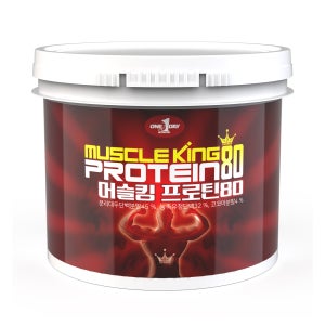 머슬킹 프로틴80 동식물성 농축유청 식물성 단백질 헬스 보충제 ISP WPC 4kg