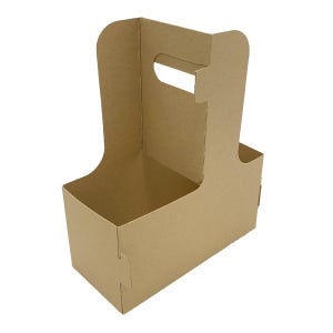 2구 컵캐리어 커피캐리어 양면크라프트 200개/박스