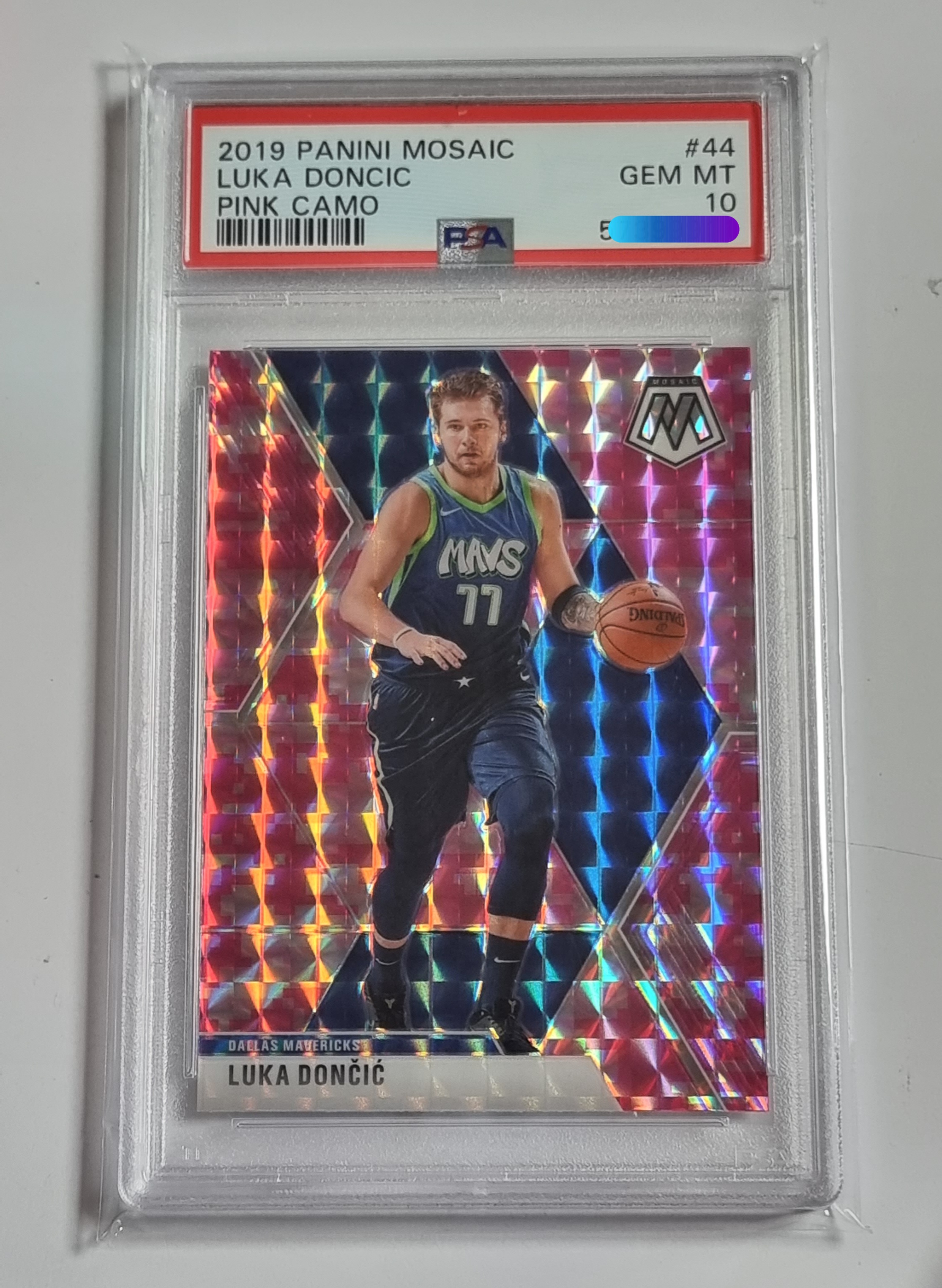 [루카 돈치치 2년차 PSA10] 2019-20 Mosaic Pink Camo Luka Doncic PSA10 GEM MINT NBA카드