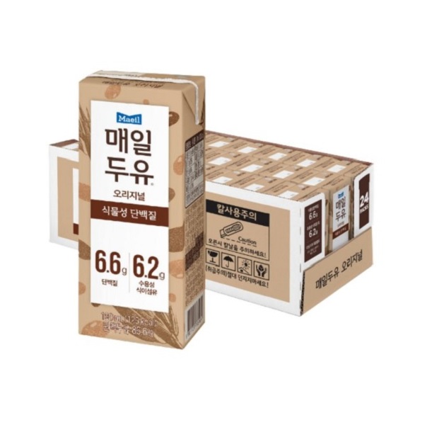 매일두유 오리지날 190ml x 24팩 식물성단백질