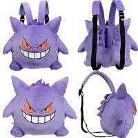 피카츄가방 pokemon gengar 플러시 배낭 gengar 큰 혀 담요 플러시 어깨