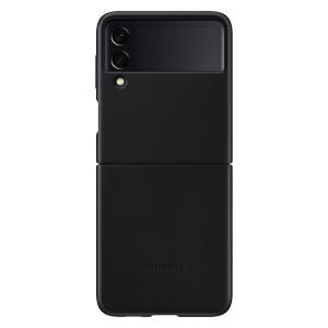 삼성 정품 갤럭시 Z플립3 5G 레더커버 블랙 EF-VF711LBEGKR SM-F711N