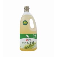 큐원 맑은 콩 기름 식용유 1.8L