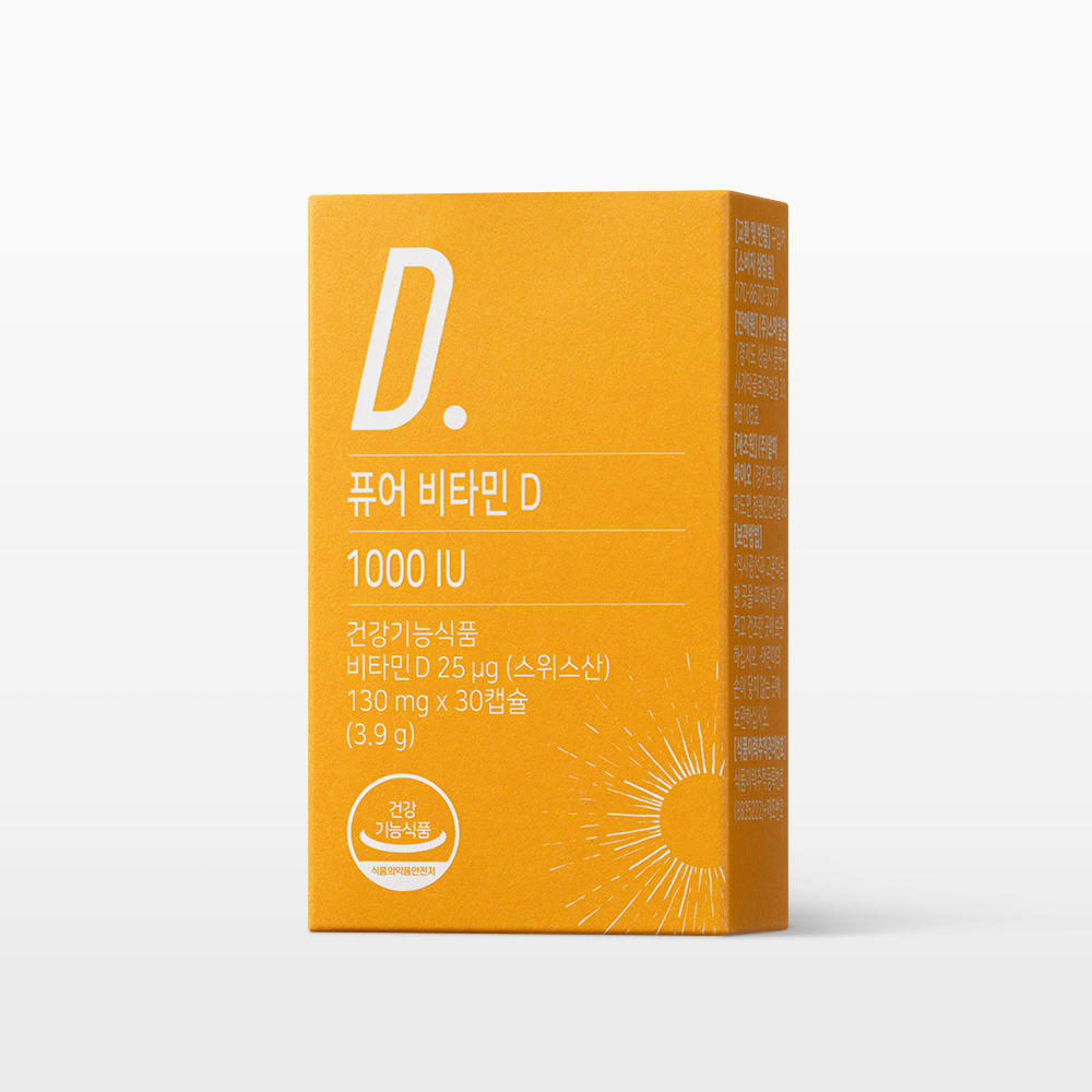 뉴트리모어 퓨어 <b>비타민 D3</b> 1000IU(30캡슐) 임신준비 임산부 수유부