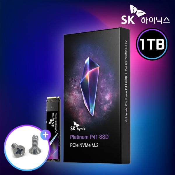 SK하이닉스 국내5년보증 Platinum P41 M.2 NVMe SSD 1TB 노트북 PC