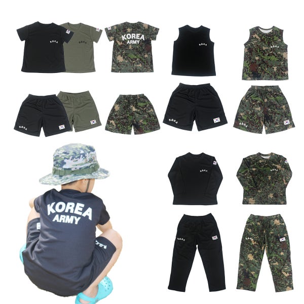 로카키즈 아동 로카티 반바지 상하세트 기능성 쿨론 민소매 반팔 긴팔 ROKA