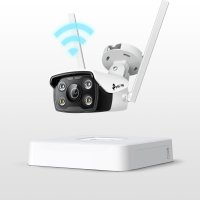 티피링크 VIGI Wi-Fi CCTV 400만화소 풀컬러 카메라 & 4채널 NVR 자가설치 세트