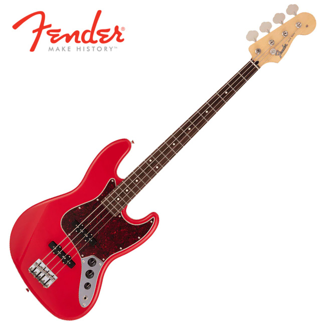 Fender 펜더 일본 베이스기타 하이브리드 2 재즈 베이스 모데나 레드 (566-2100-316)