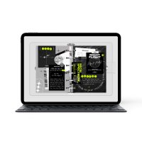 야간비행 6공 다이어리 / 굿노트 아이패드 하이퍼링크 위클리 먼슬리 디지털 속지 PDF 만년형 갤럭시탭