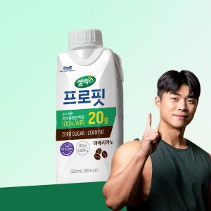 [마선호 단백질] 셀렉스 프로핏 웨이프로틴 WPI 드링크 아메리카노, 330ml, 12개