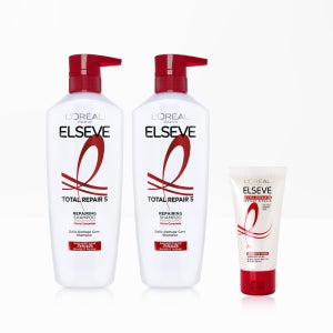 로레알파리 토탈 리페어 5 샴푸 620ml 2개 (+토탈 리페어 5 헤어팩 50ml)