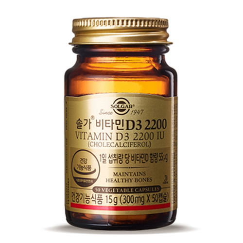 솔가 비타민D 여성 영유아 임산부비타민d 300mg x 50캡슐