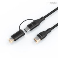 LMHSPI1 메탈 2in1 USB CtoC 멀티 케이블