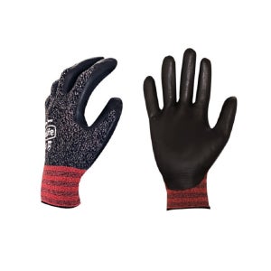 롯데 NBR 폼 블랙 코팅 작업용 장갑 M(중) 1켤레