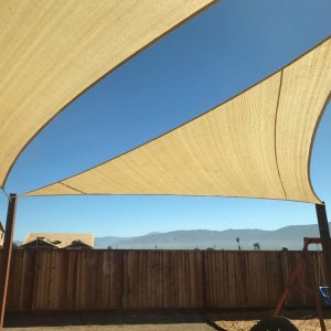 선쉐이드 옥상 그늘막 캠핑 테라스 햇빛가림막 차양막 차광망 3m x 3m x 3m