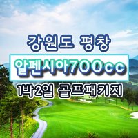 알펜시아700cc 강원도골프장 1박2일골프패키지 평창골프