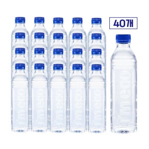 가벼운샘 에브리데이 산수음료 무라벨 생수 아임에코 500ml, 40개