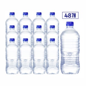 가벼운샘 에브리데이 산수음료 무라벨 생수 아임에코 1L, 48개