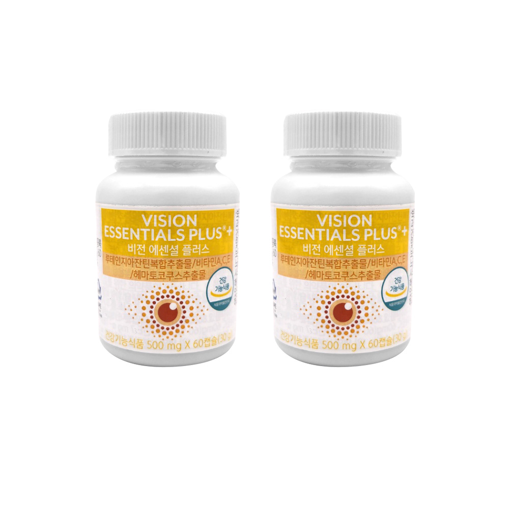 유니시티 비전 에센셜 플러스 루테인 지아잔틴 눈건강 60캡슐, 2개