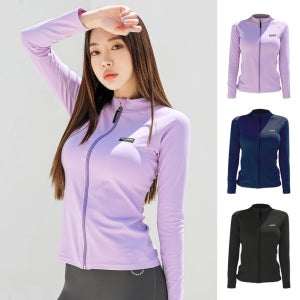 헤링본 여성 집업 래쉬가드 빅사이즈 수영복 비치웨어 상의 RF338W