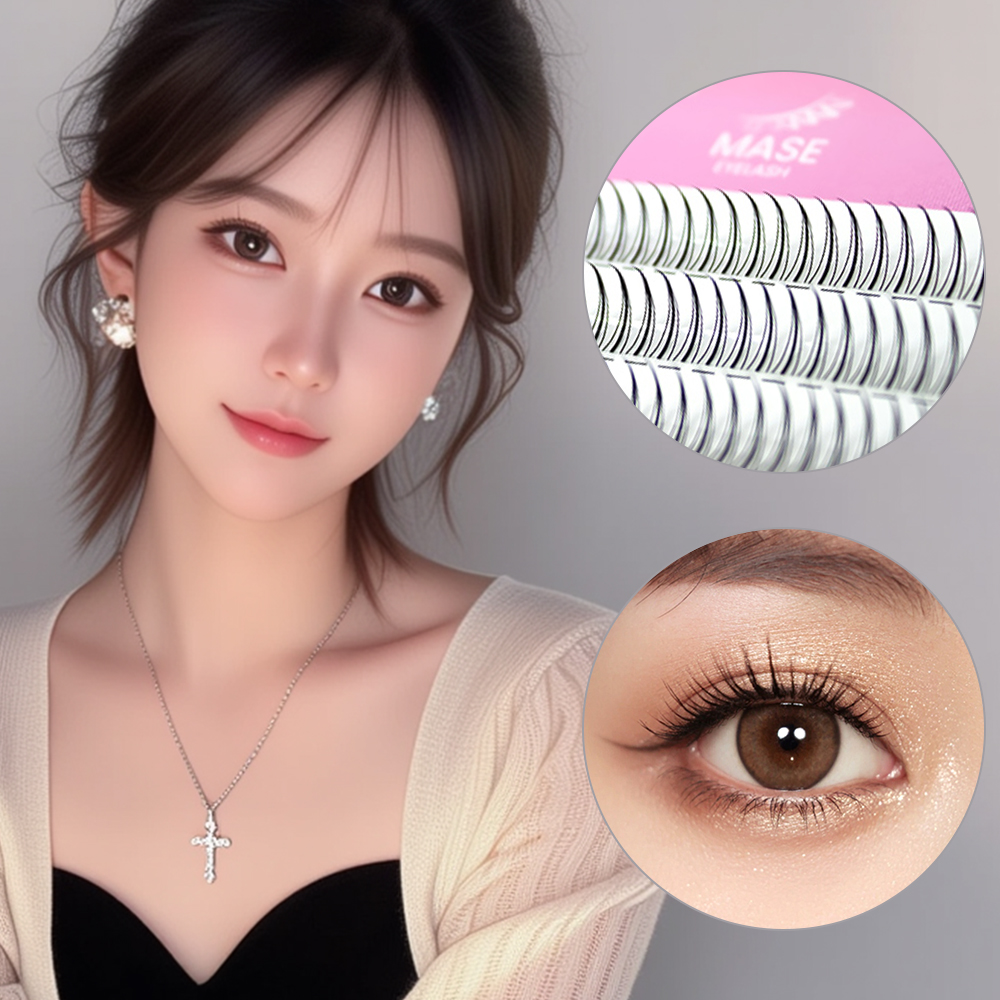 메이스 가닥<b>속눈썹</b> 인조 <b>속눈썹</b> 언더 부분 연장 셀프 붙이기 A형