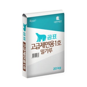 곰표 고급제면용 1호 밀가루 20kg 중화면 칼국수 고급면용
